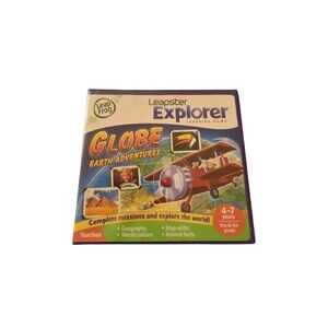 Leapfrog Leapster Explorer GLOBE EARTH ADVENTURES Game
